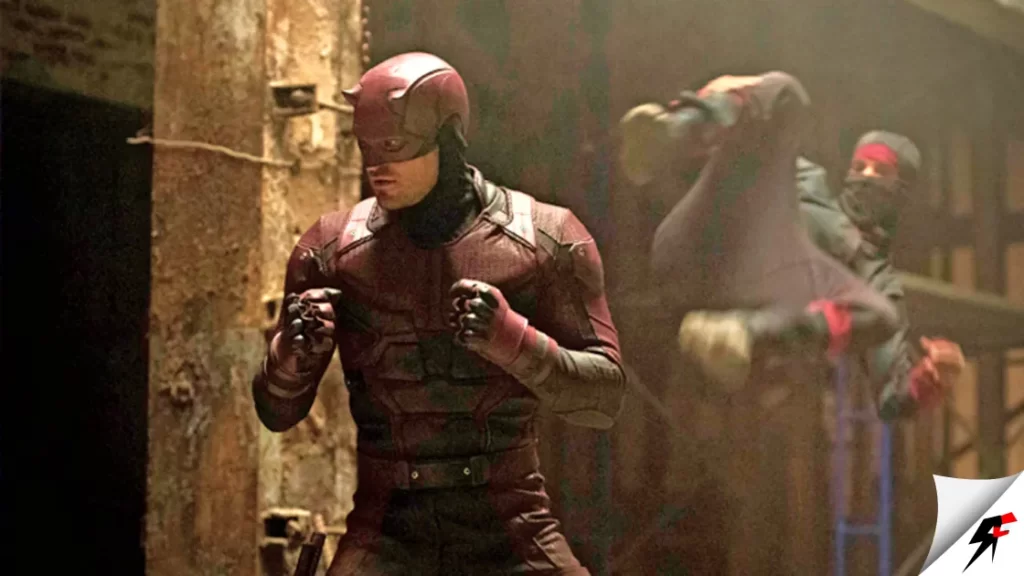 Daredevil during a fight scene