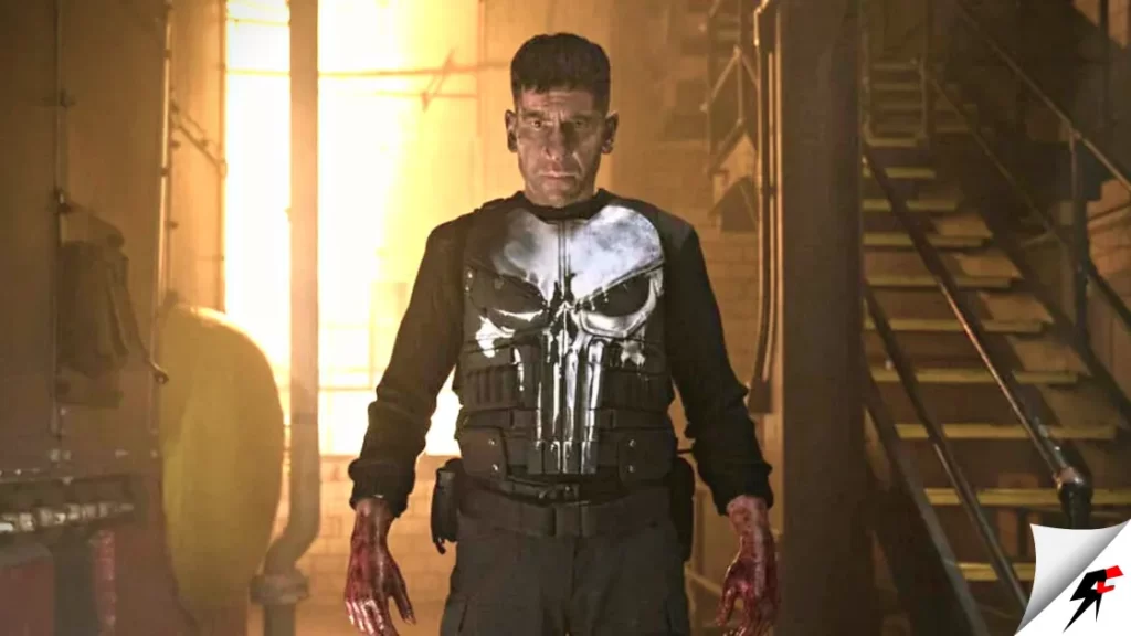 The Punisher during a fight